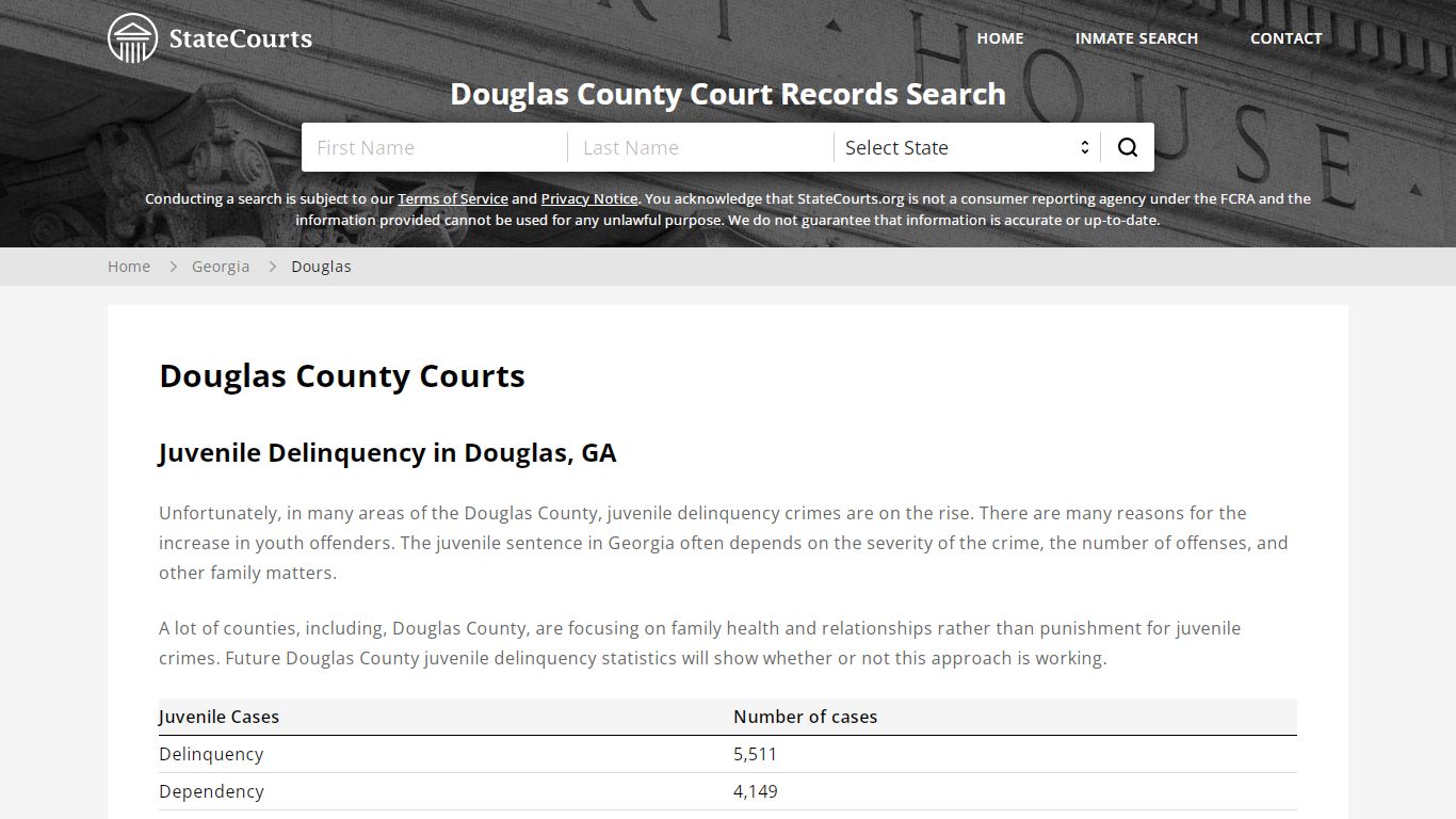 Douglas County, GA Courts - Records & Cases - StateCourts